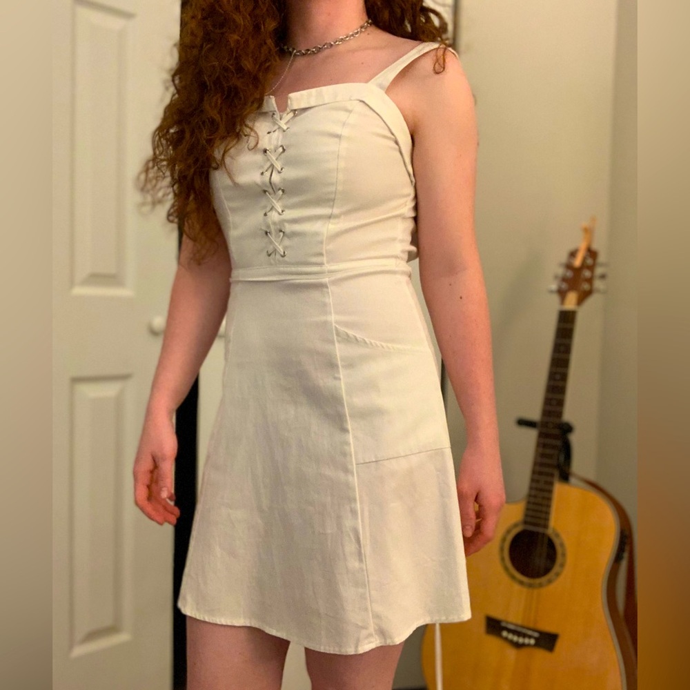 White dress